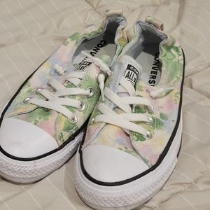 CONVERSE WOMENS CHUCK TAYLOR ALL STAR SHORELINE SNEAKER - TIE DYE